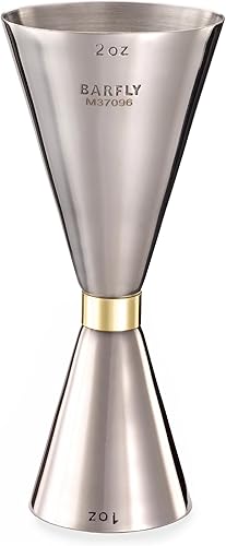 Miniatura 3 de Barfly Jigger de medición de cóctel, 1 oz x 2 oz, con bandas