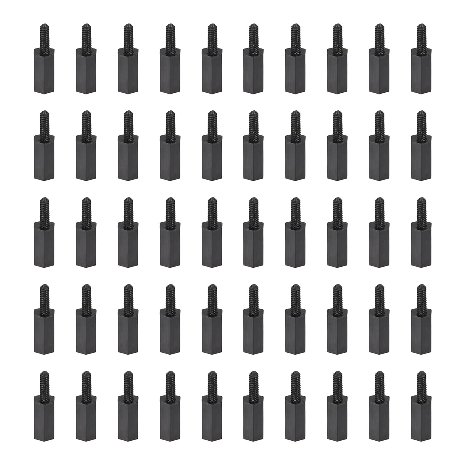 YOKIVE 150 Pcs M2 Standoff Screws, Nylon Hex PCB Standoffs with High Insulation Effect, Keep Height Consistent