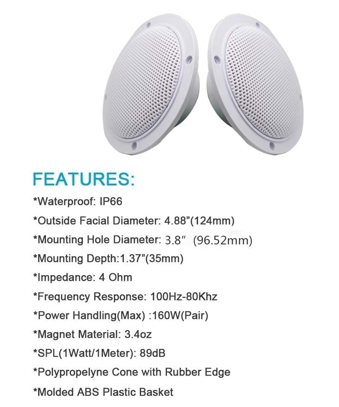 Marinewasserdicht Car Audio Tweeter