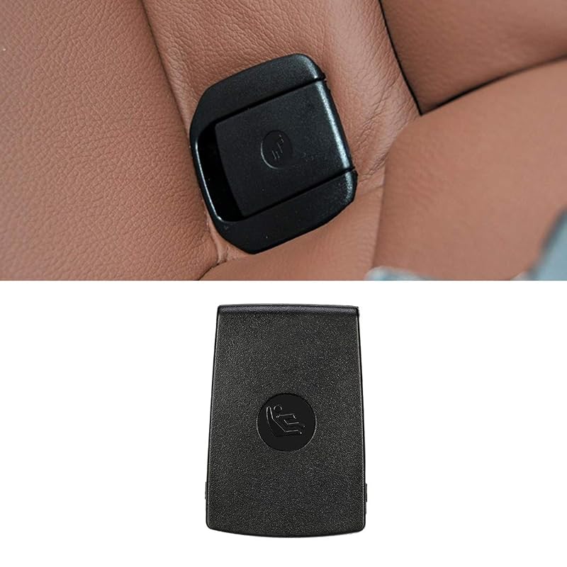 Capa do ponto de ancoragem ISOFIX para banco traseiro BMW Jaronx, acabamento preto, código 52207319686, 1 unidade