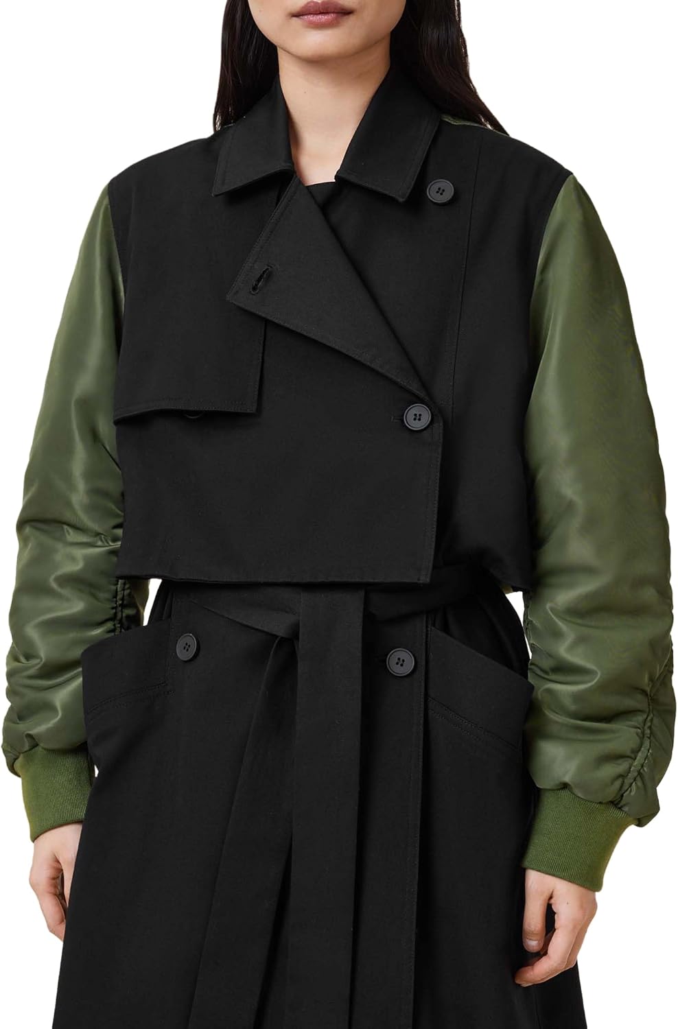 AllSaints womens Penni Trench