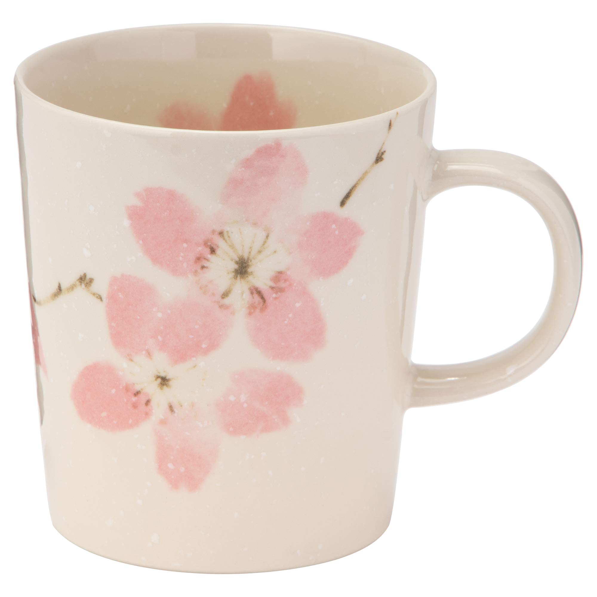 Mino Ware K80030 KARUI UTSUWA Miyama Cherry Blossom Mug Pink : Home & Kitchen