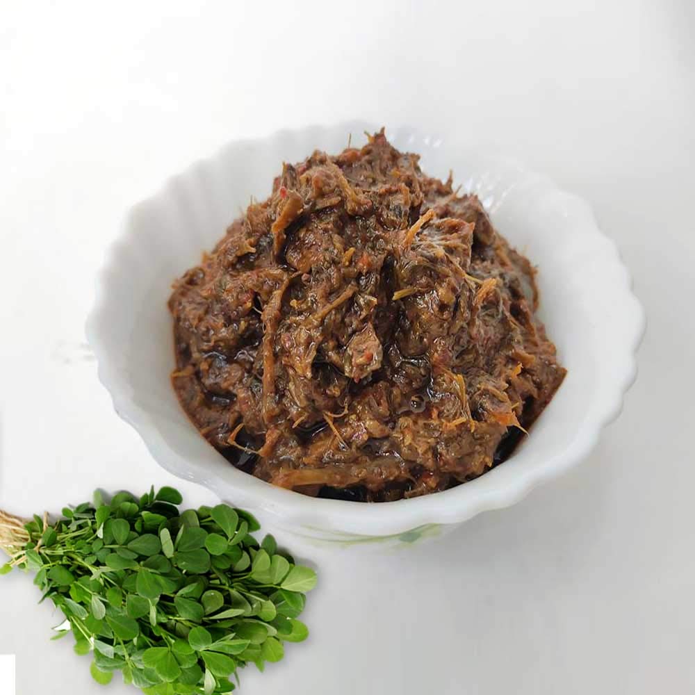 Sitara Foods Fenu Greek Leaves Aachar Menthi Aaku Pickle Home Made 500 Grams Pack