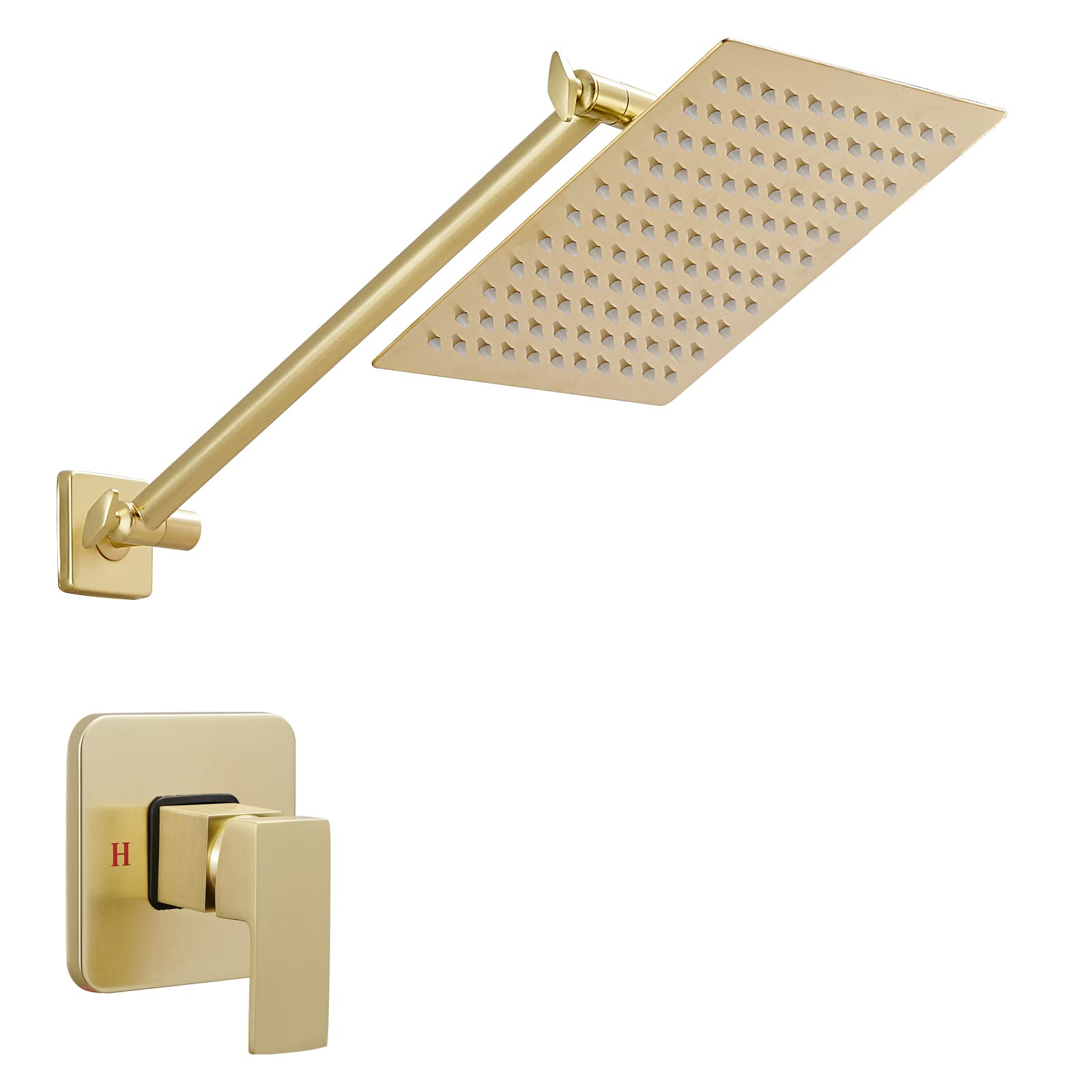 Buy BESy Shower System with 8 Inch Rain Shower Head Wall ed Shower Trim