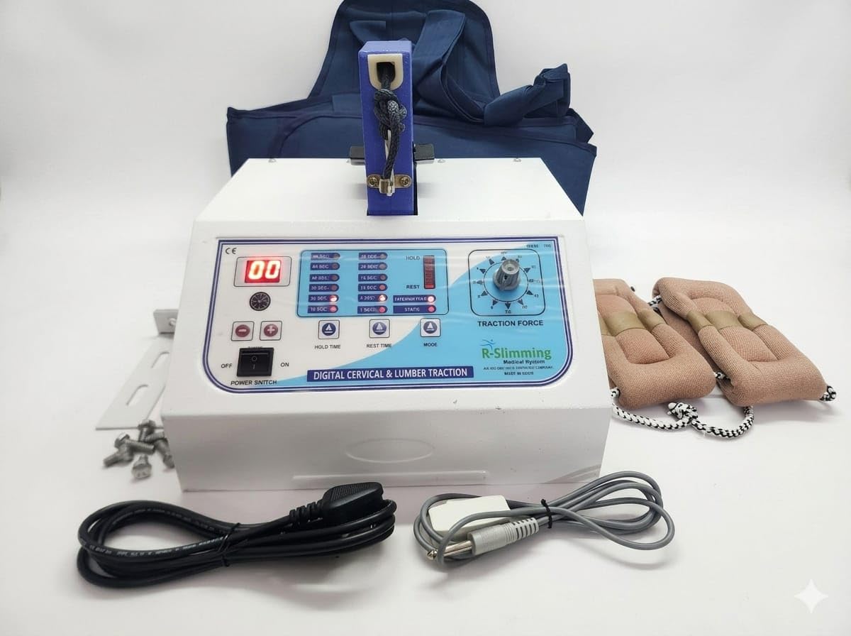 Digital Cervical & Lumbar Traction Device | Adjustable Traction Force, Static & Intermittent Mode, Dual Purpose Therapy, Digital Control Panel, Non-Invasive Treatment-image-19