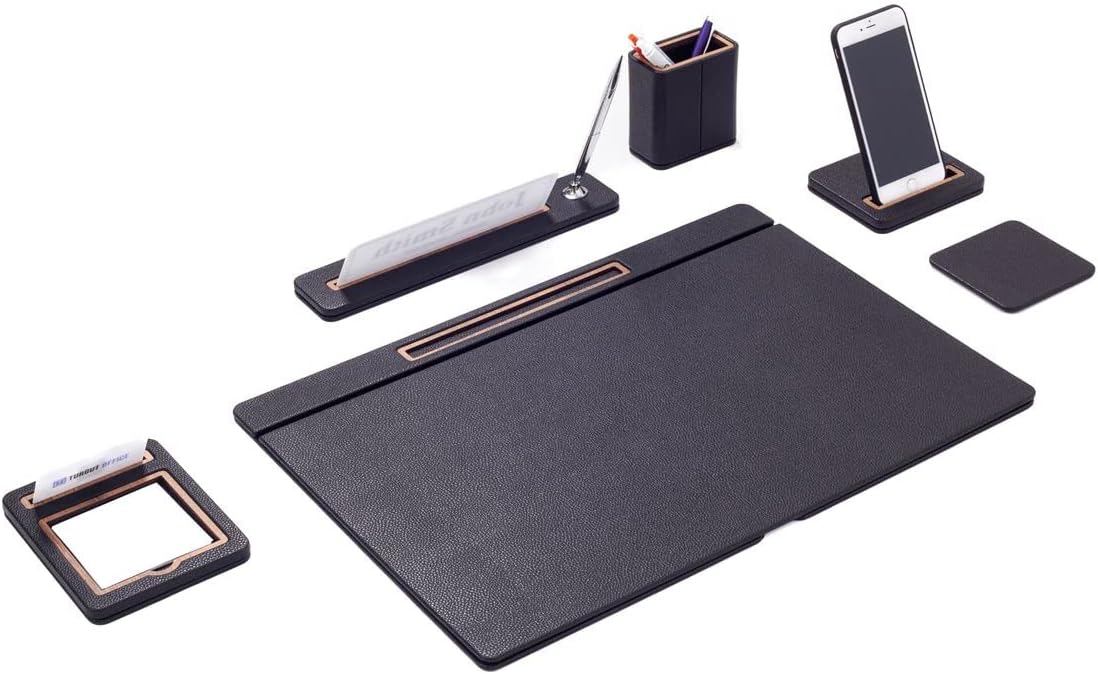 Lincoln Deri Sümen Takımı 6 Parça Kapaklı Model