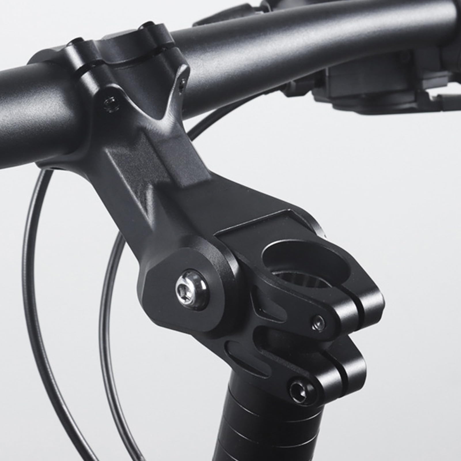 Yosoo Health Gear Wspornik Rowerowy 31,8 Mm Wspornik Kierownicy Roweru ze Stopu Aluminium Amortyzacja Czarny Lekki Łatwa Instalacja dla Rowerów Szosowych Rowerzyści Górscy Touringowi