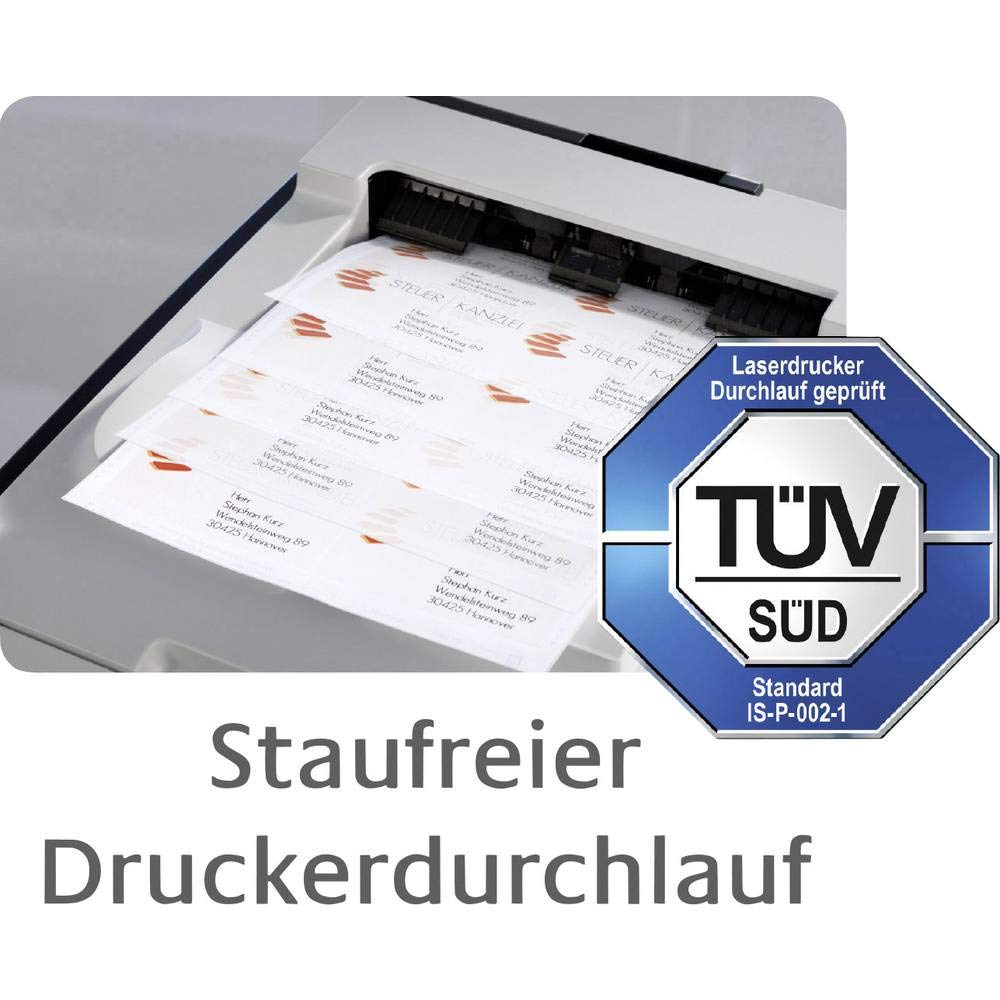 AVERY Zweckform 8018 Etichette per spedizione Art. 8018 (199,6 x 143,5 mm (A5), autoadesive, per DHL e Hermes, 3655, 300 fogli, per tutte le stampanti)