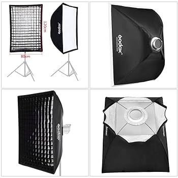 GODOX 35x160cmグリッドソフトボックス セット ボーエンズマウントスピードリング付き ポータブル 長方形ボックス スタジオス Amazon | GODOX 35x160cmグリッドソフトボックス ボーエンズ