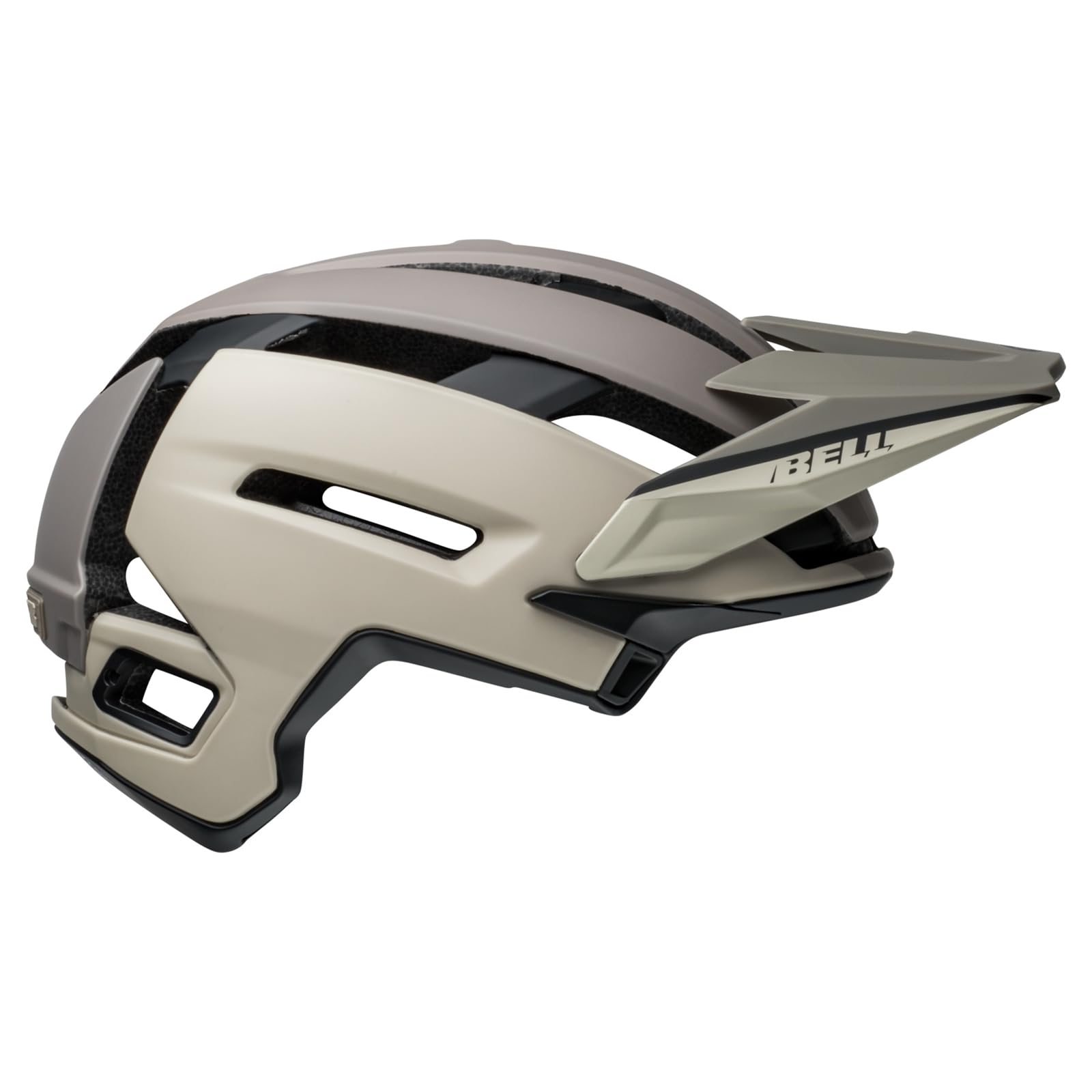 Bell Casco de Bicicleta Unisex Super Air R Spherical para Adultos, Cemento Mate, Gris, M