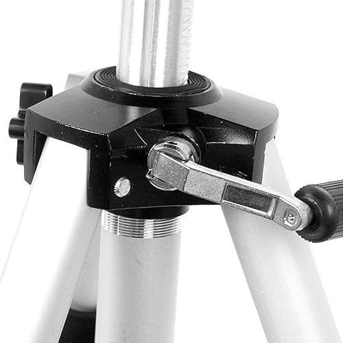 Miniatura 6 de XARONF Soporte de trípode para proyector, soporte plegable para laptop, soporte para equipo de DJ, soporte de trípode plegable, altura ajustable de