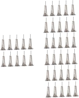 48 Peças Acessórios DIY Carinify Carro De Brinquedo Gadgets Accesorios Para Auto Cabeça Boneca Base De Brinquedo Painel Bases De Brinquedo Boneca Balanço Cabeça Primavera Painel NOLITOY