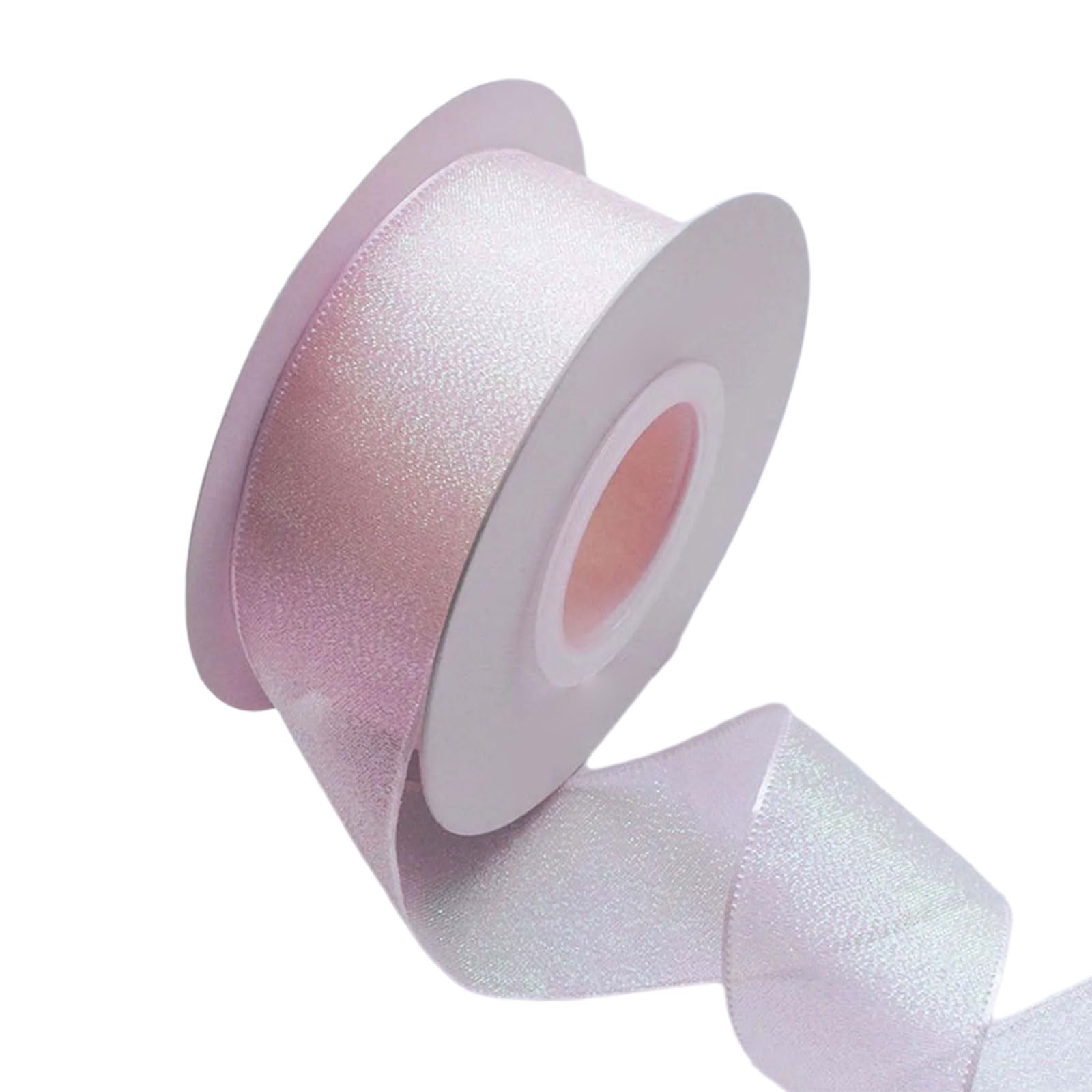 Tsophreniq 1Inx11Yd Sheer Organza Ribbon Wrap Christmas for Bows Wreath Making Package Christmas Wedding Decoration Wrapping