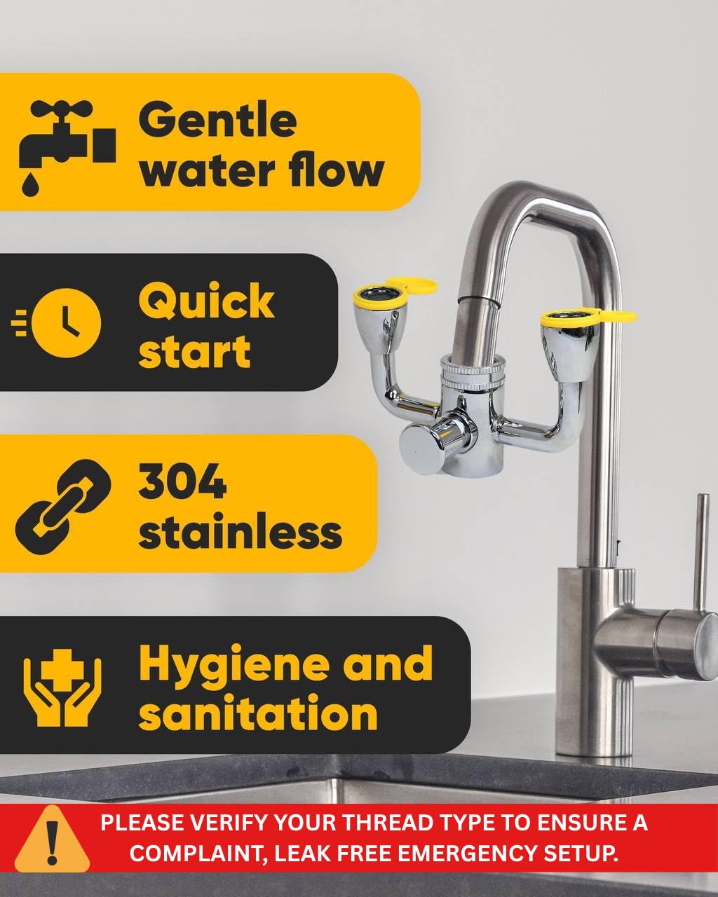 Emergency Eye Wash Kit - Push Style -5