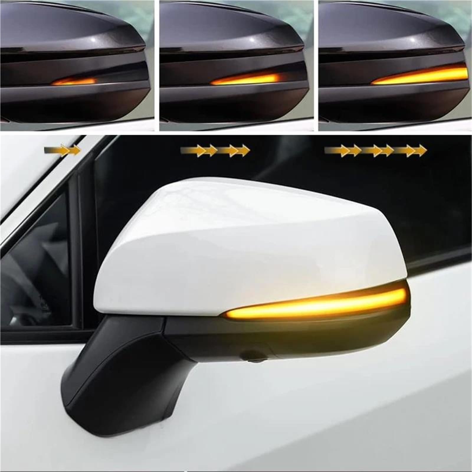 Freccia Dinamica Per Lexus Per LM 2019-2021 Luce Di Direzione Dinamica Luce Di Posizione Specchietto Laterale Luce Sequenziale DRL(Clear Lens)