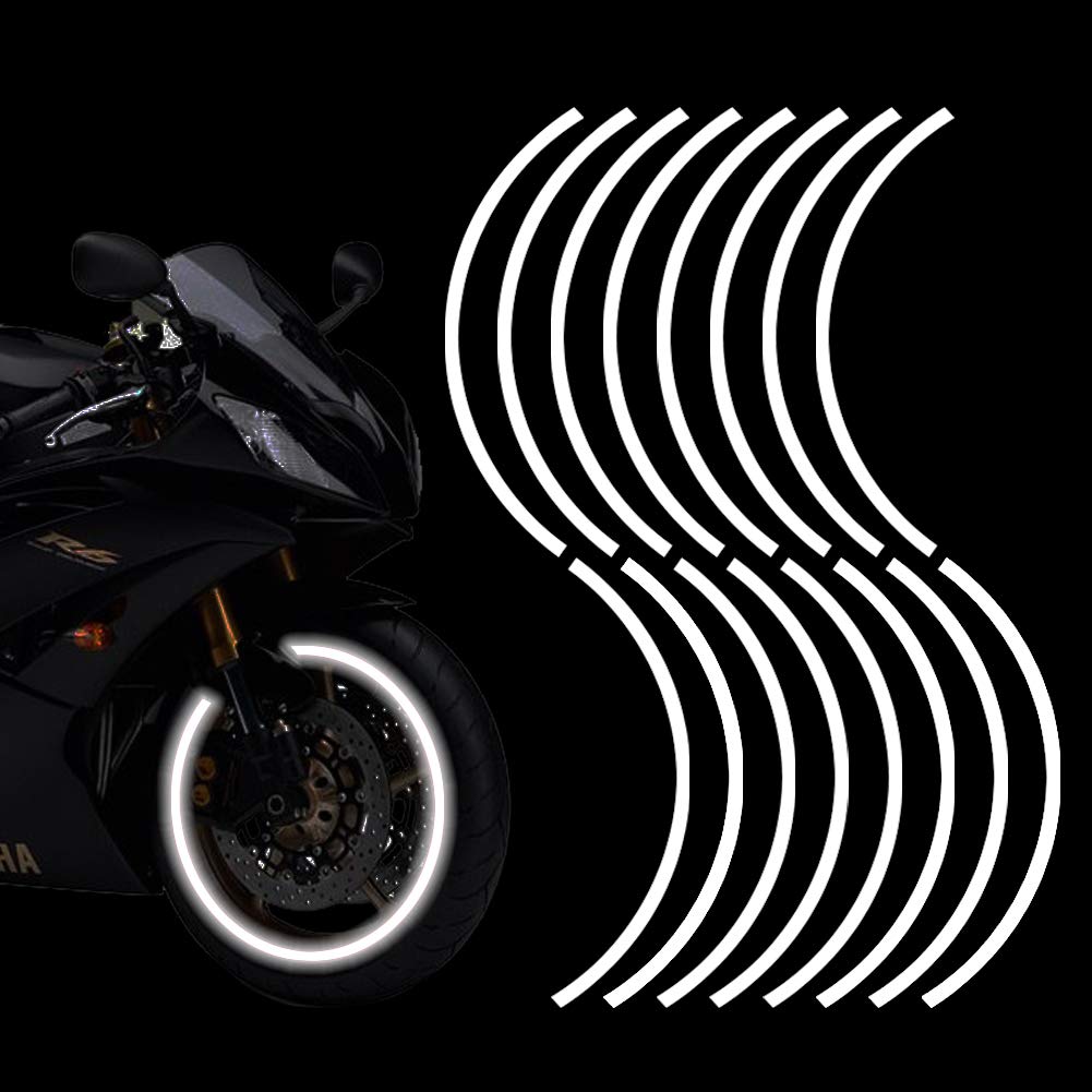 17-19" Reflective Wheel Sticker Rim Strip Tape Decal for Car Motorcycle