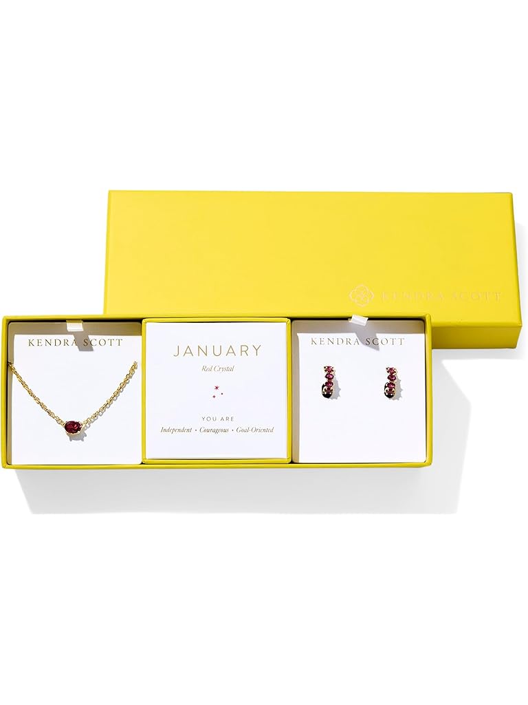 Gold Kendra Scott Cailin Birthstone Gift Set
