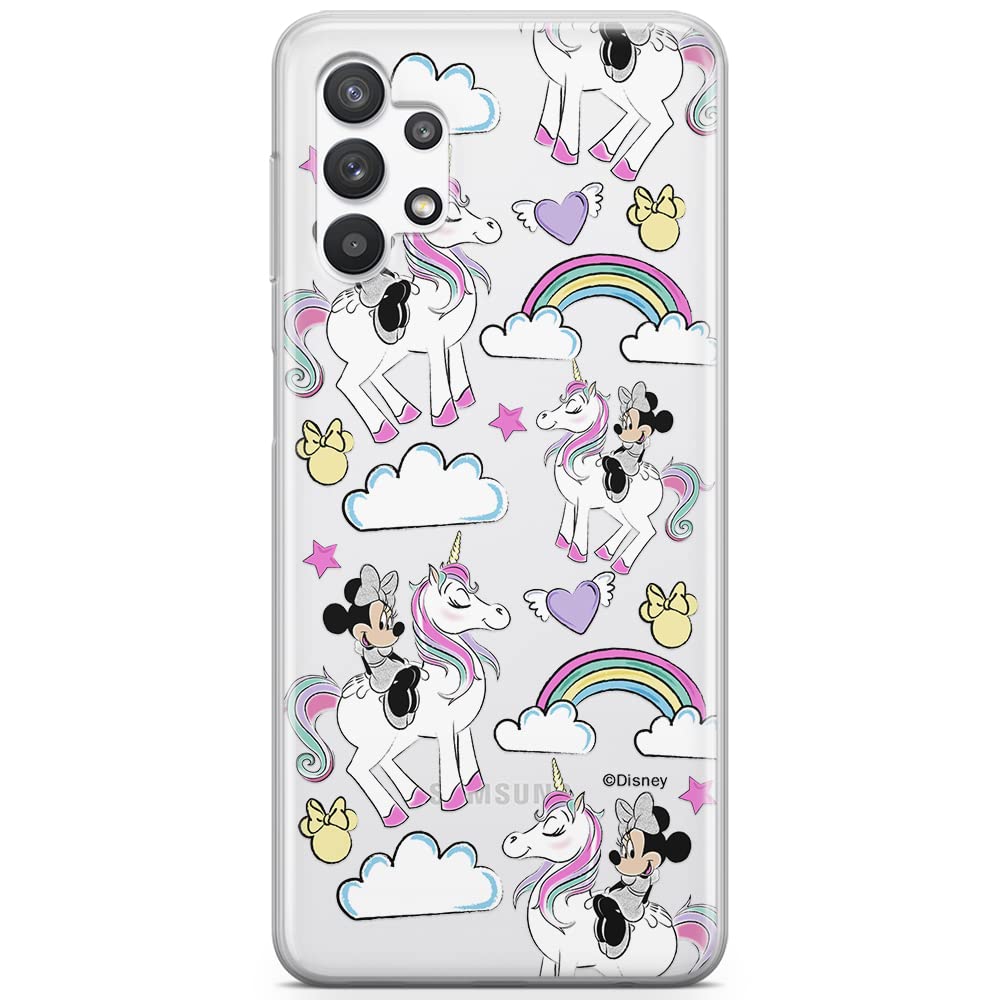 ERT GROUP mobile phone case for Samsung A32 5G original and officially Licensed Disney pattern Minnie 037 optimally adapted to the shape of the mobile phone, partially transparent