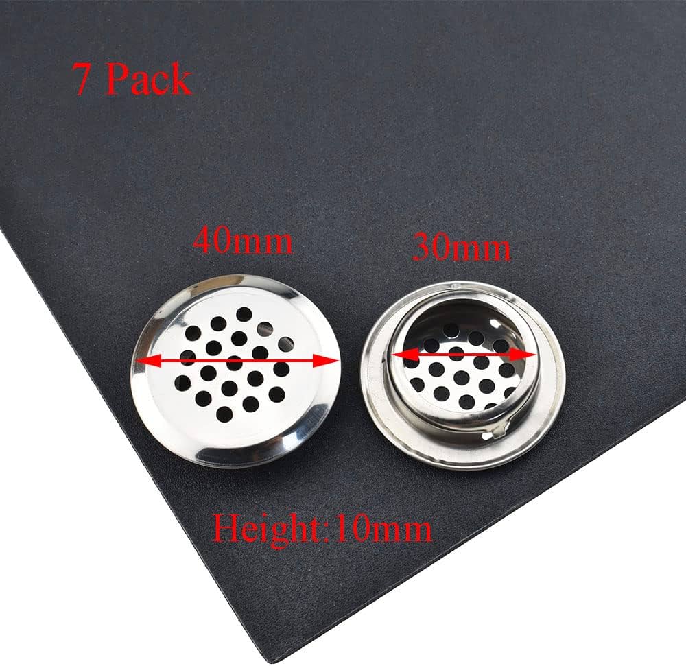 Amazon | Binzzo 30mm 円形メッシュ穴 通気口 ステンレススチール