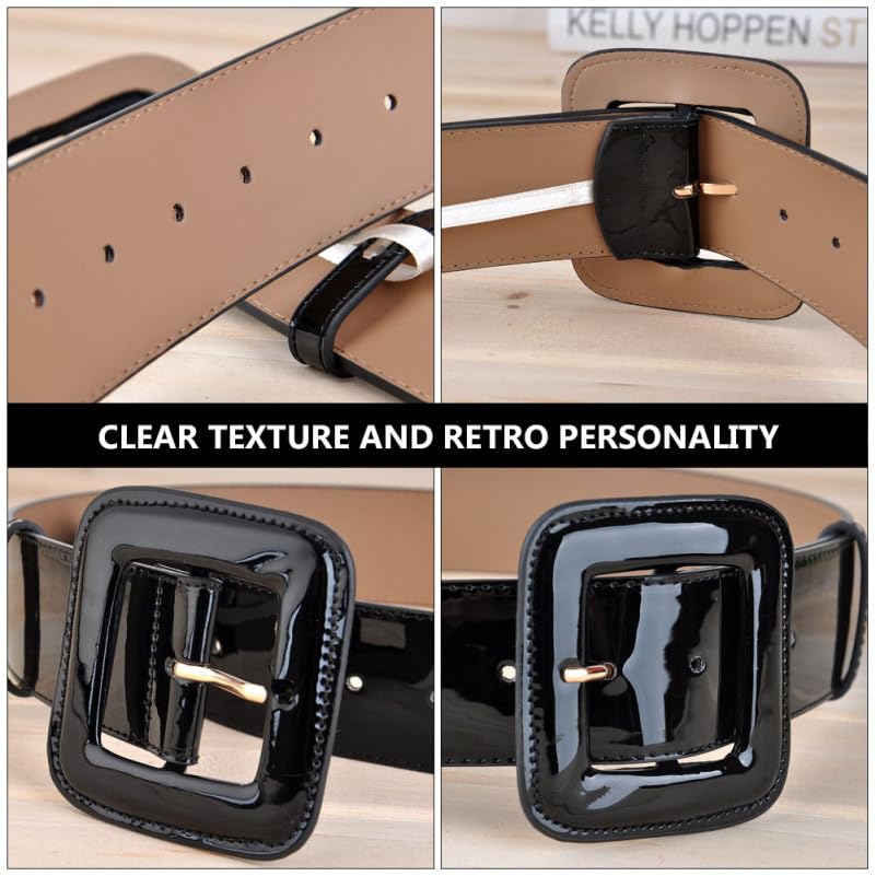 1pc Wide Waistband Adjustable Ladies Belt Fashionable Leather Belt for Casual Wear Elegant for Women Versatile Waistband for All Occasions4