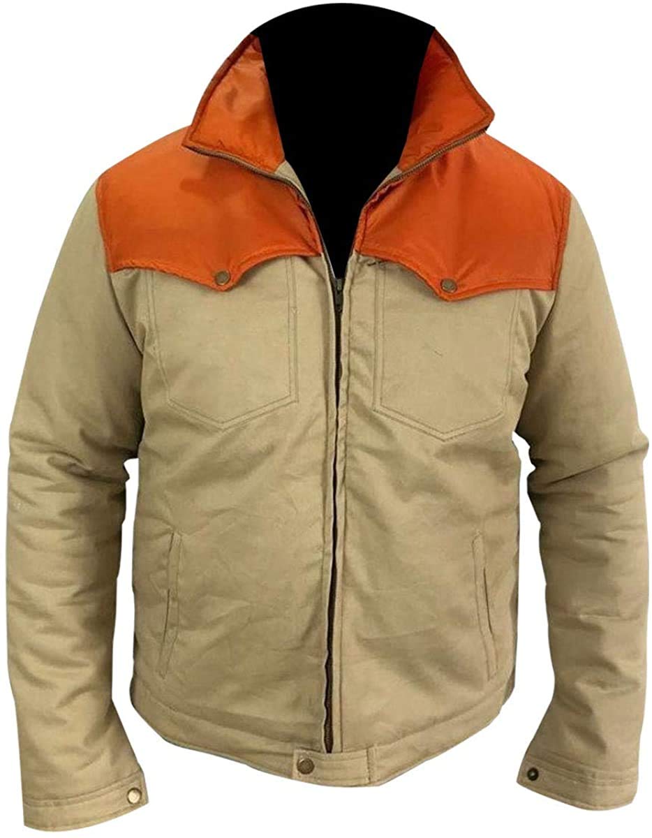 Mens Yellowstone Kevin Costner John Dutton Cotton Bomber Jacket