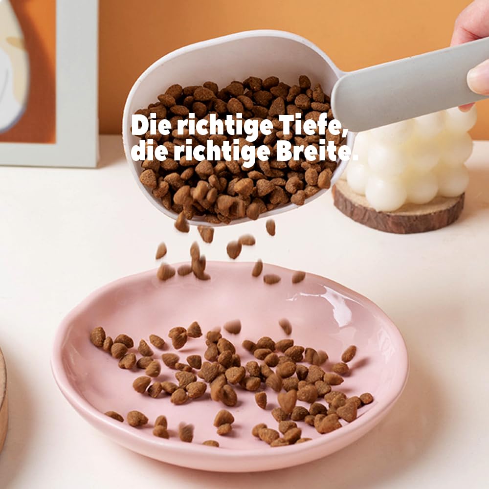 6er Keramik Katzennapf Set – Futternapf & Fressnapf für Katze mit Rutschfestem Silikonboden | Flache, breite Futterschalen | Futternapf Katze