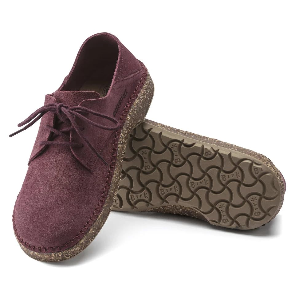 Birkenstock Gary Leather Lace-Up Shoes with Anatomically Shaped Footbed and Durable Thermo Rubber Sole - Multiple Colors & Sizes