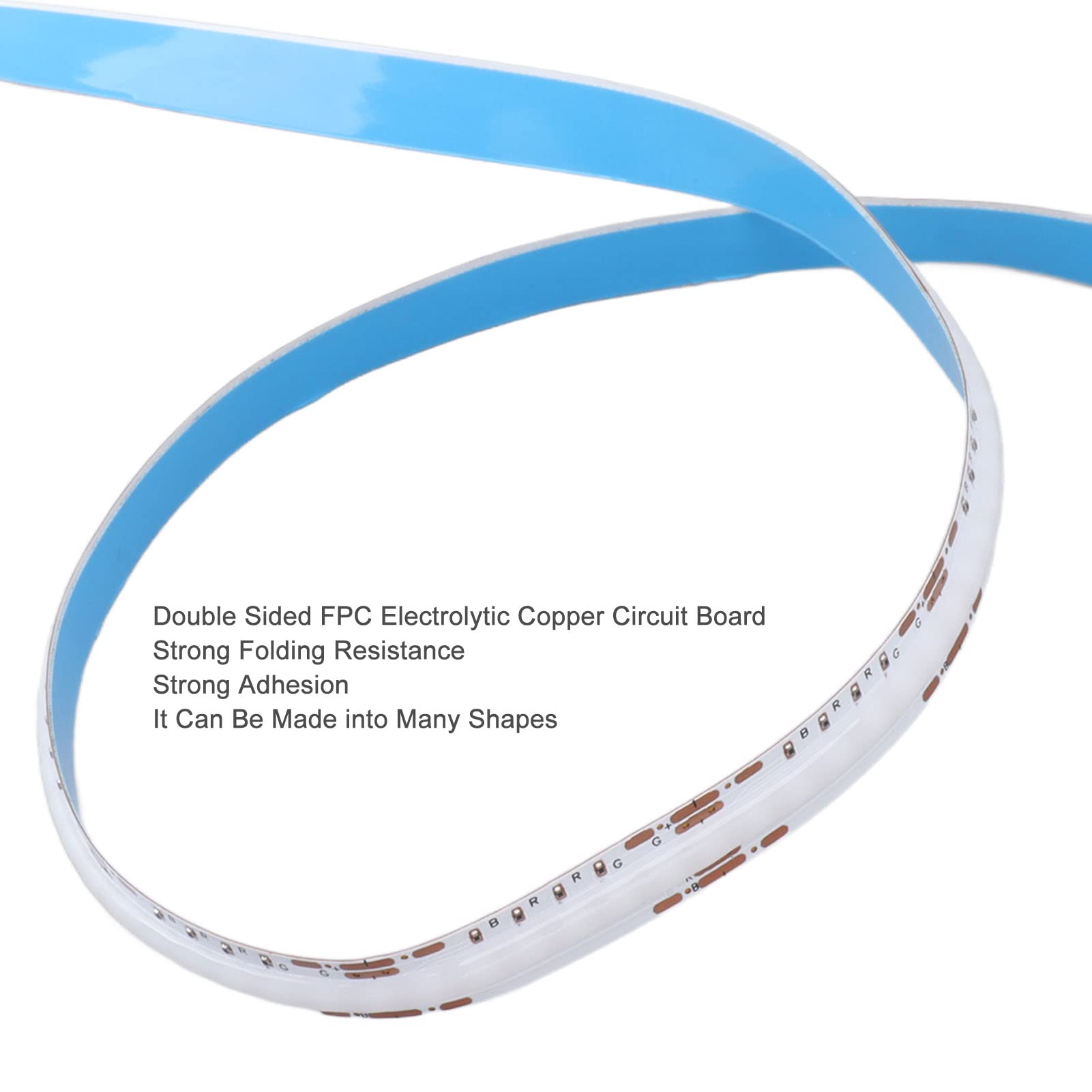 Naroote Tira de Luces LED con 672 Cuentas de Lámpara, Tira de Luces COB Autoadhesiva Flexible de 10M para Decoración Interior del Dormitorio del Hogar, 24V
