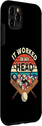 Miniatura 3 de Funda para iPhone 11 Pro Max It Worked In My Head Pool Billards Player Snooker de 8 bolas