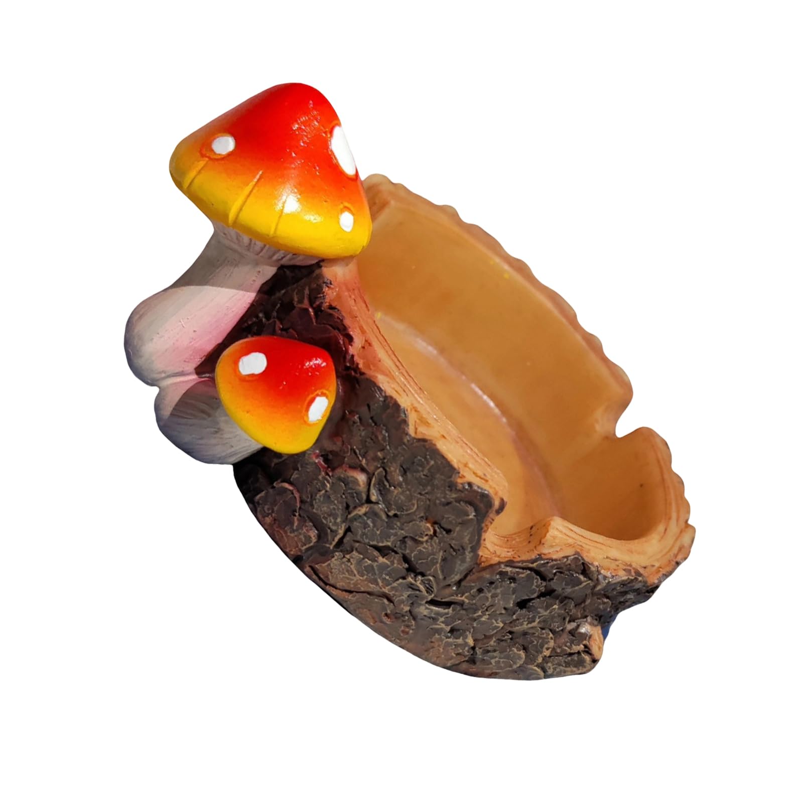 NVOQILIN Creative Ashes Catcher Resin Ashtray Control Creative Mushroom for Desktop Countertop Home Odors Control Ashtray