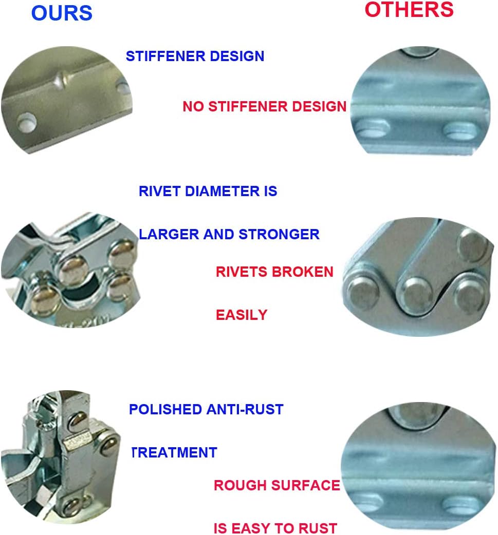 Small Quick Release Horizontal Toggle Clamp 201A Hand Tool 60 lbs / 27kg (201-8PACK)