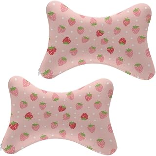 Car Neck Pillows Chicken Hens Rooster 2 Pack Headrest Fit for Cars Pillow for Home and Office Chair Nap/Neck Pain Relief