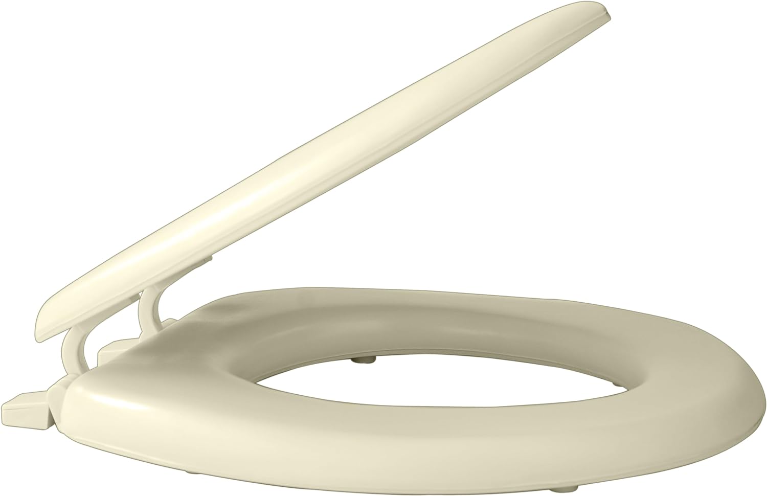 thumbnail image 2 of Soft Standard Vinyl Toilet Seat Navy 17" Foam Cushion Fits All Fixtures 2 of 11