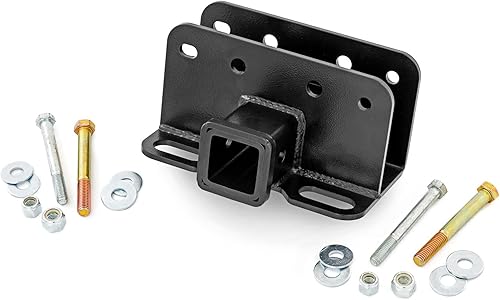 Miniatura 5 de Rough Country Enganche receptor Clase III de 2 pulgadas para Ford Bronco (2021-2025) - Añade capacidad de remolque de 3500 libras, fácil instalación