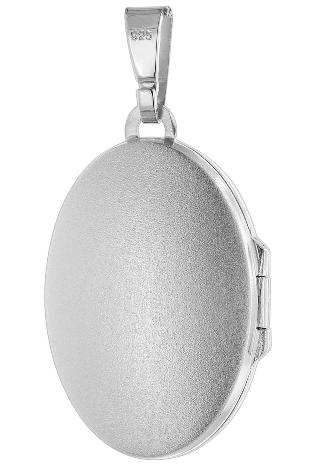 trendor Damen-Kette mit Flügel-Medaillon Silber 925 75772 | zauberhaftes Silber-Medaillon für Damen, eleganter Silberschmuck für Frauen, liebevolle Geschenkidee,