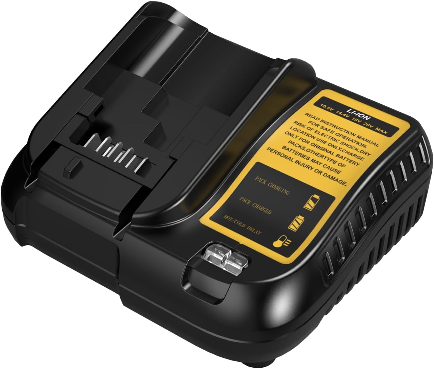 DCB107 Chargeur de Rechange pour Dewalt 10,8 V / 20 V Max ION-Lithium DCB201, DCB200, DCB204, DCB205, DCB206, DCB208, DCB203, DCB127, DCB230, DCB101,DCB112