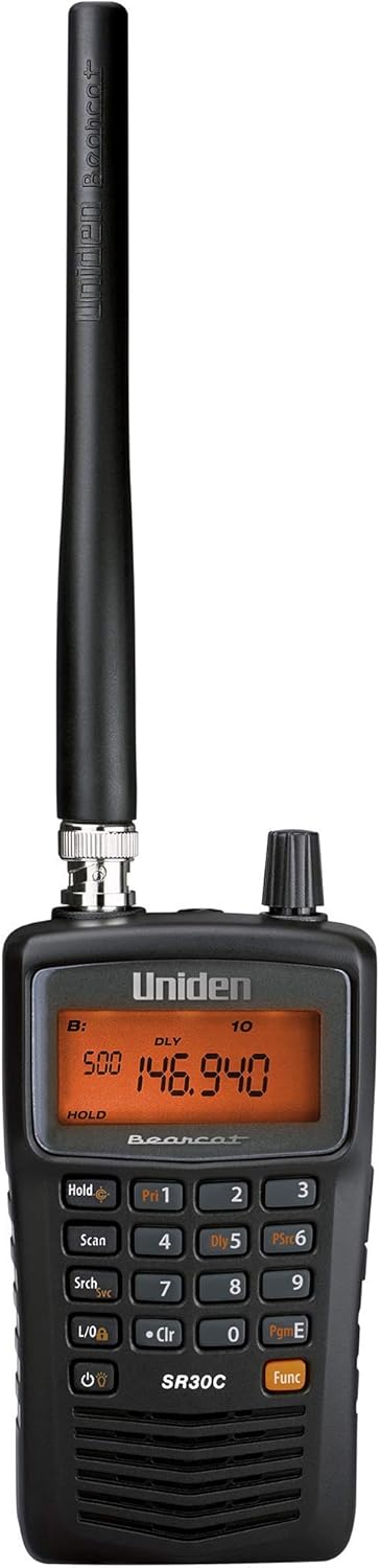 Amazon.com: Uniden SR30C Bearcat, 500-Channel Compact Handheld Scanner ...