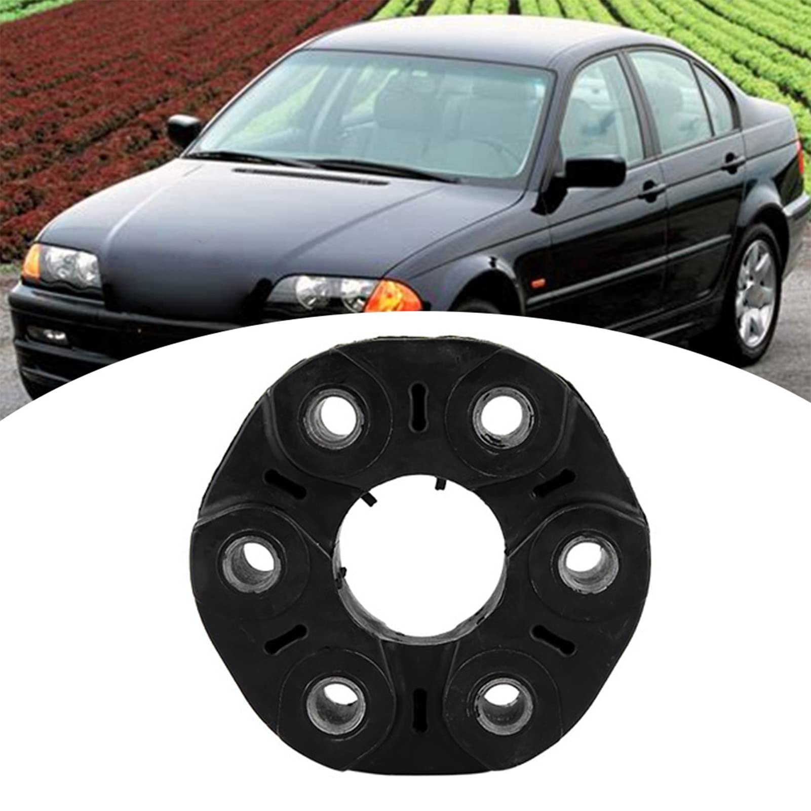 Leapiture 96mm Driveshaft Flex Disc Replacement Part Flexible Drive Shaft Coupling Disc Drive Shaft Flex Joint Assembly Kit Driveshaft Flex Joint Disc for E46 E36 E39 E34 X5