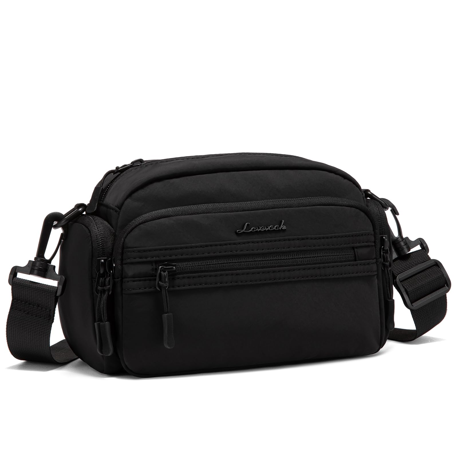 LOVEVOOK Crossbody Bag for Women, Multi-Pockets Purse, Nylon Shoulder Handbags, Water-Resistant &amp; Lightweight