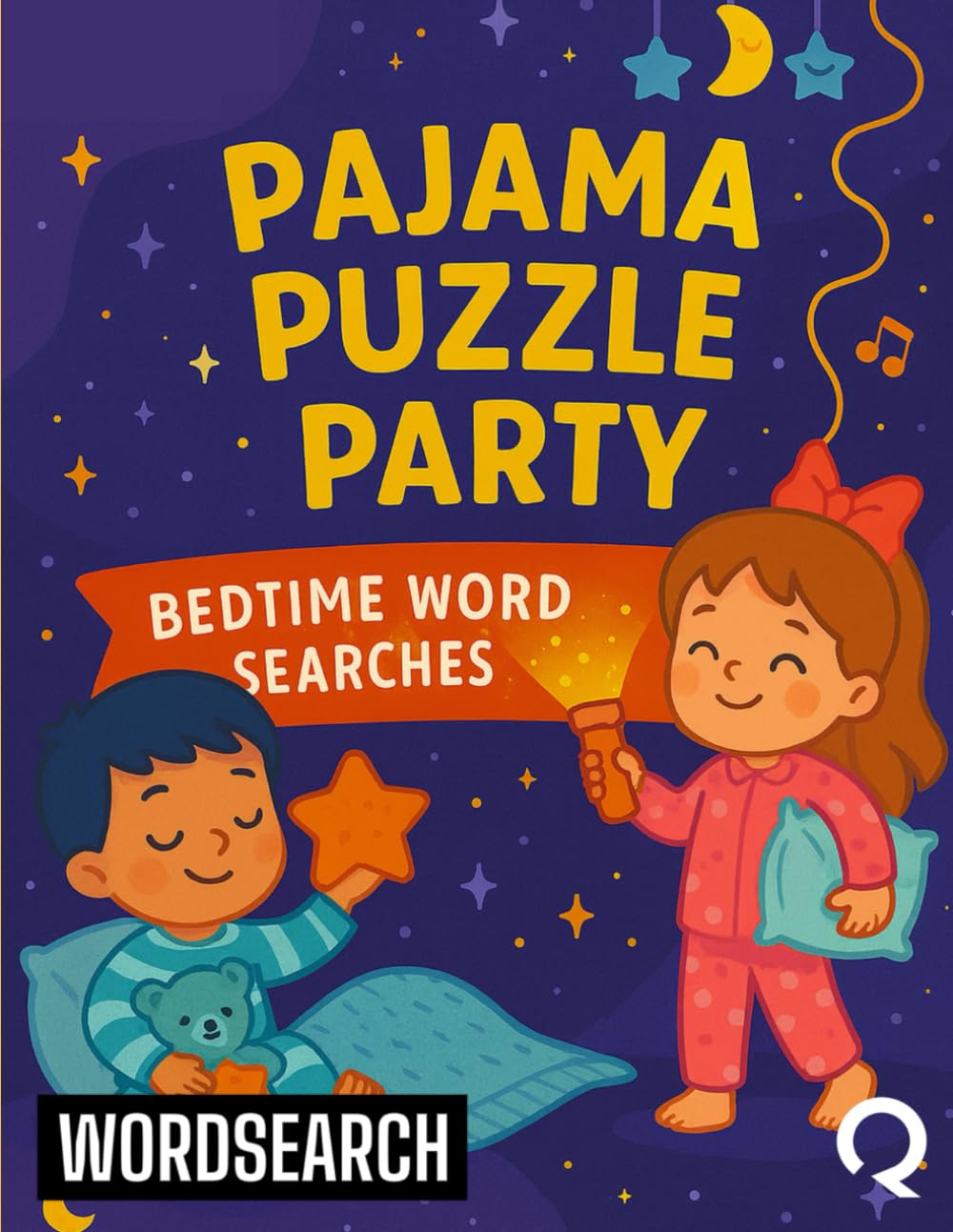 Pajama Puzzle Party: Bedtime Word Searches