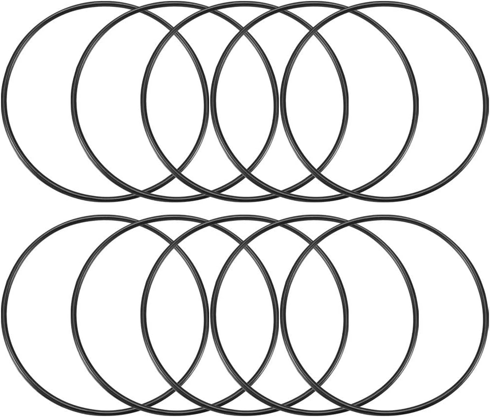 Uxcell Silicone O-Ring 130mmx123mmx3.5mm VMQ Seal Rings Sealing Gasket Red 1Pcs - View #9