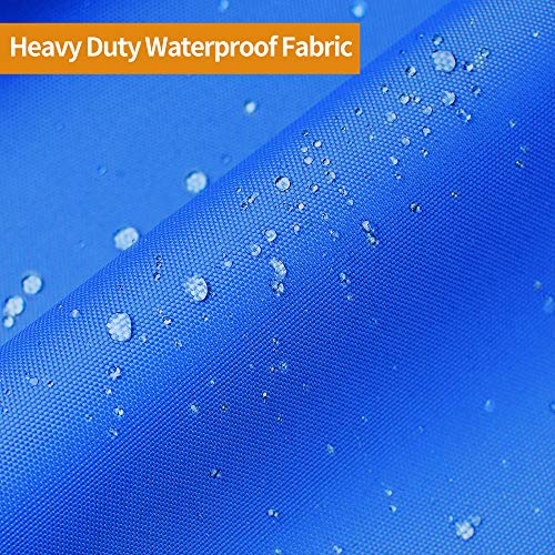 Icover Trailerable Boat Cover- 16'-18.5' Fits V-Hull,Fish&Ski,Pro-Style,Fishing Boat,Runabout,Bass Boat, Waterproof Tailerable Boat Cover With Storage Bag, Up To 16Ft-18.5Ft Long X 94" Wide #TOP2