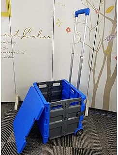 Folding Trolleys for Trolleys Folding Trolleys for Transportation Multi-Purpose Trolleys with Lifting Trolleys 45 Kg Load Capacity Universal 360° Wheels 02 Medium Shopping Trolley On Wheels