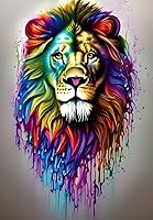 Vista 13 de Moohue Kits de punto de cruz estampados para adultos, 14 unidades, kits de punto de cruz impresos para principiantes, animales, osos, bosque