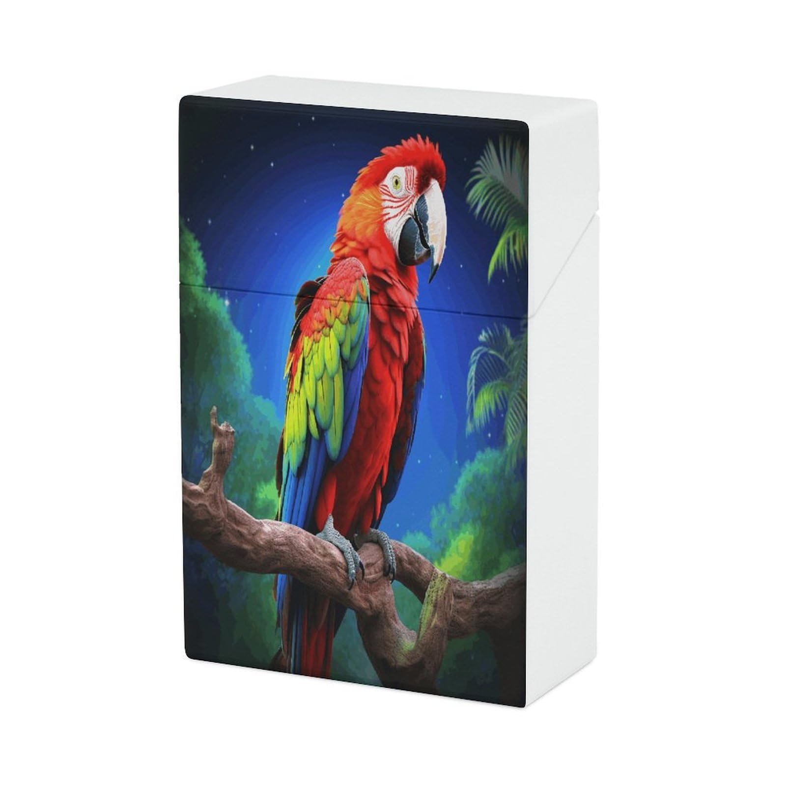 parrot cigarette Case Cigarettes Smoking Accessories Ideal Gift for Smoker : Health & Household feather still life 1970s Parrot Head Costume Cigarette