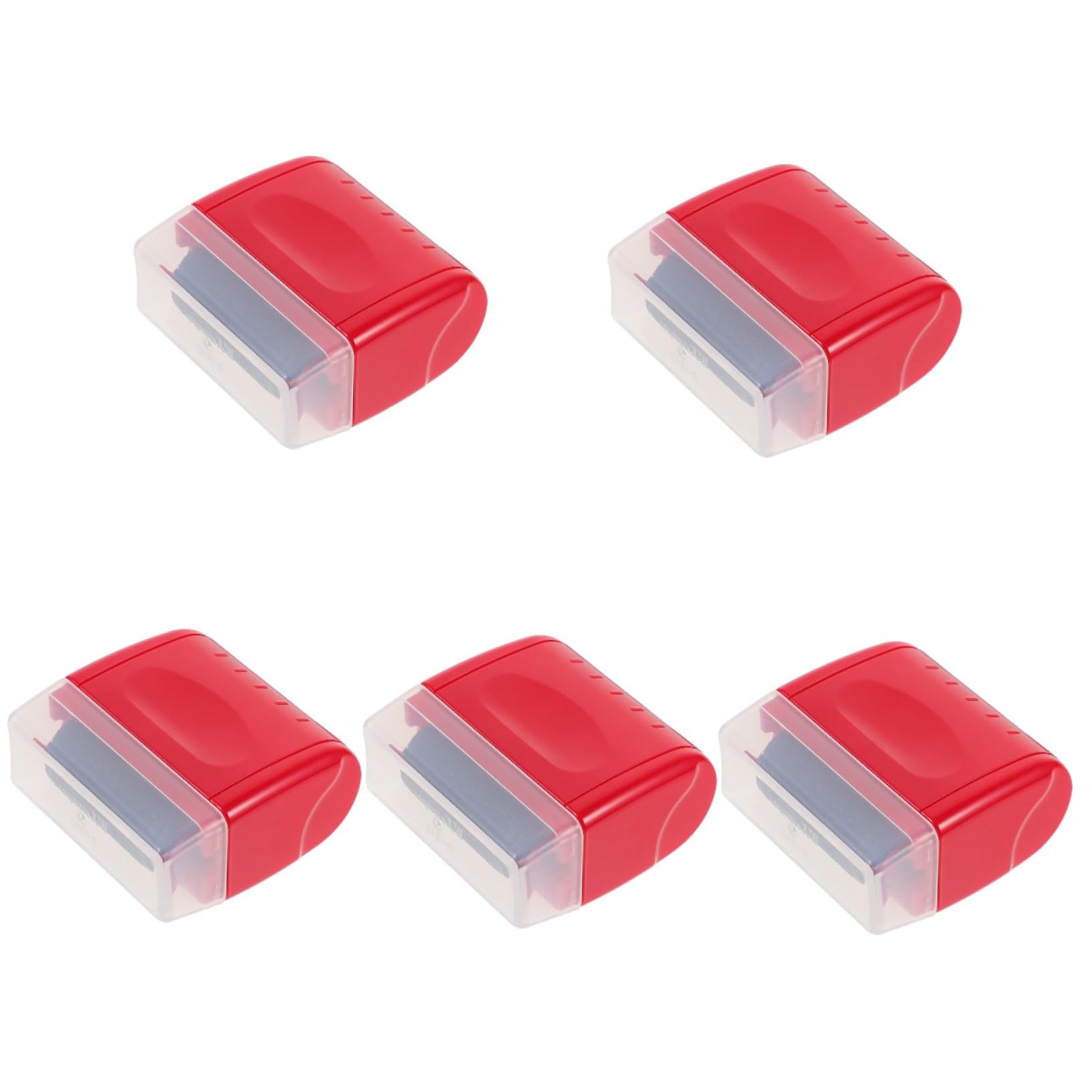 VILLCASE 5piezas Sello Rodante Portátil Para Protección De Privacidad Sello Id Compacto Para Documentos Cartas y Envíos Diseño Reutilizable y Ecológico Protección Efectiva Un Pase