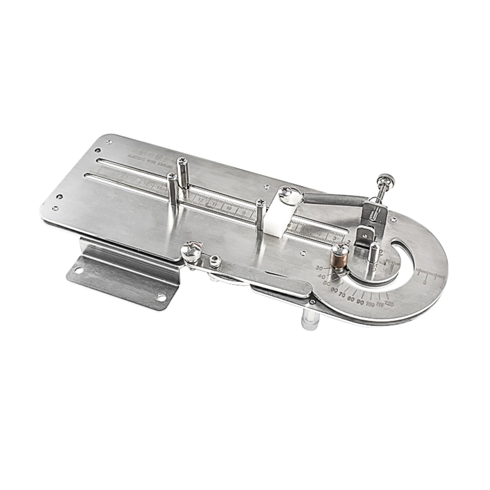 ZMJGLL Wire Bender Tool,Stainless Steel Portable Cable Forming Device W/Scale Ruler,Adjustable Angle 30-120° for Bending Square Iron and Copper Wires (A)