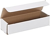Vista 1 de Box USA Mailer Boxes Small 9"L x 3"W x 2"H 50-Pack - Corrugated Cardboard Box for Shipping, Moving, Mailing, Packing, Packaging and Storage