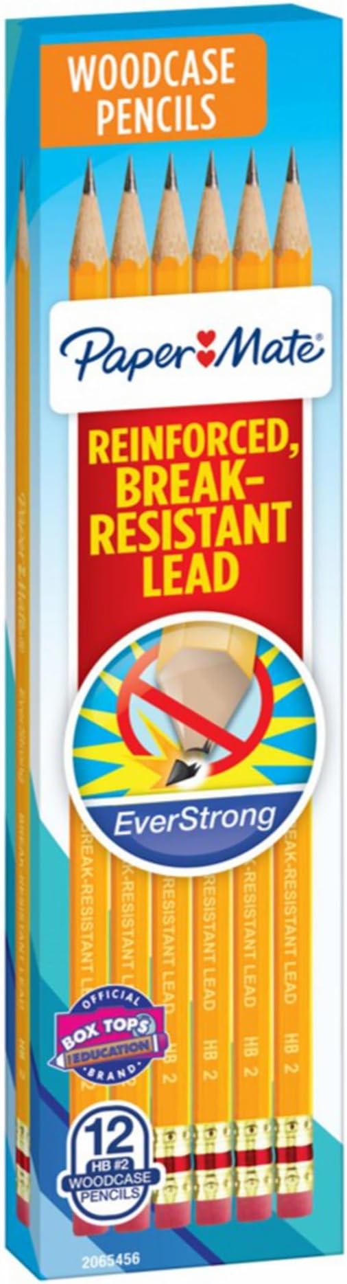Paper Mate® Everstrong Break-Resistant Pencils, #2 HB Lead, Pack Of 12 Pencils