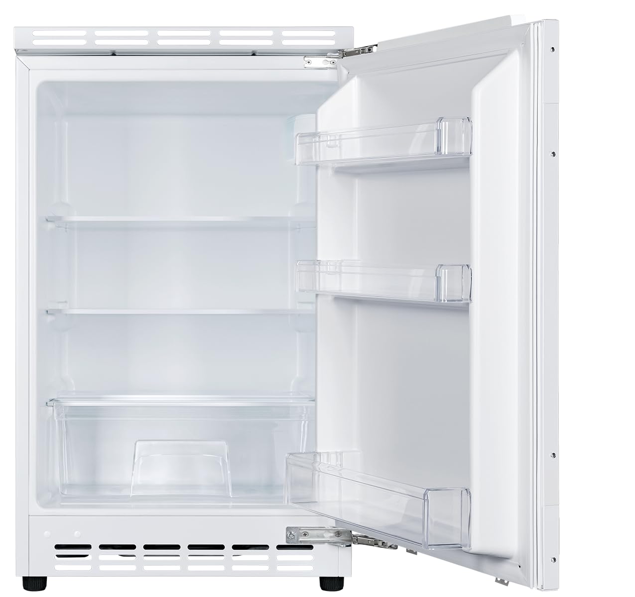 Amica UVKSD 351 951 - Nevera para debajo de la encimera, nicho de 815 mm, decorable, compresor inversor, control electrónico, tope de puerta intercambiable